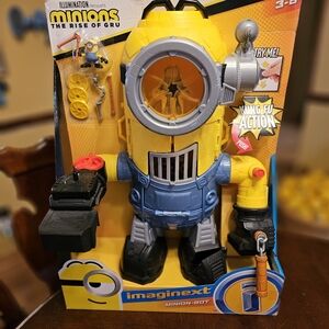 Universal Imaginext Minion-Bot Action Figure - Yellow, Blue, and Black